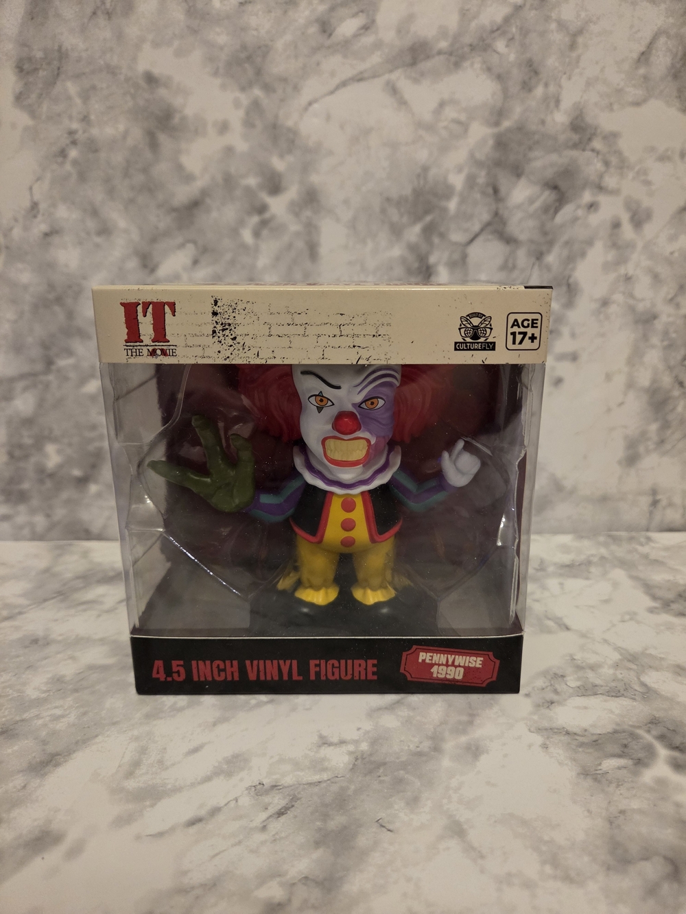 IT The Movie - Pennywise 1990 4.5 Inch Vinyl Figure - Sealed Never Been Opened